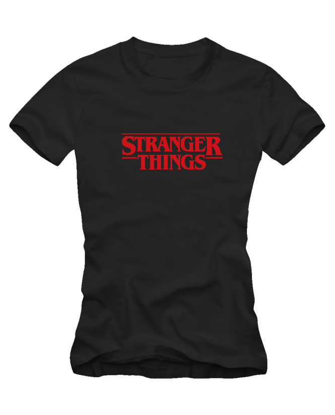 Marškinėliai Stranger things logo